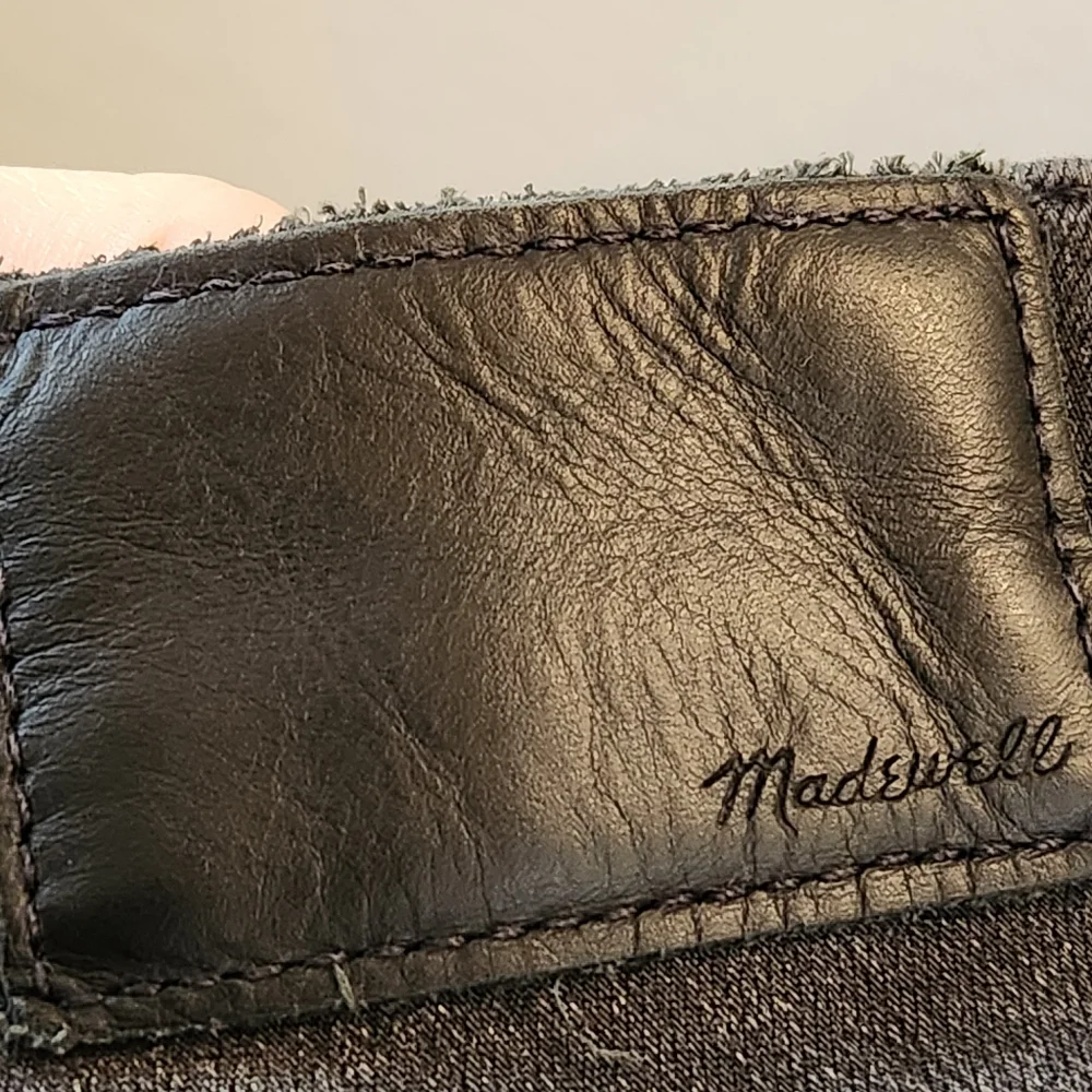 Madewell Roadtripper Jeans Women's Size 27 Black Skinny Mid Rise Denim‎